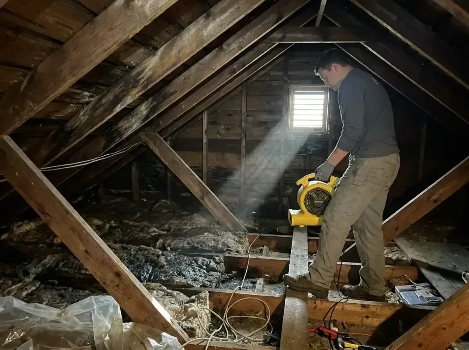 attic-water-damage-drying-proc-007 — frequently asked questions, Emergency Water Extraction & 24/7 Flood Response in Tierra…